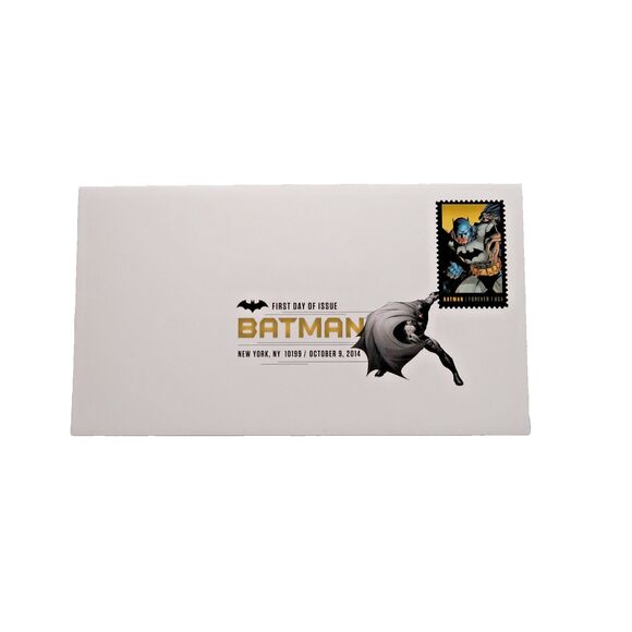 Batman 75th Anniversary US Postage Stamps Sheet of 20 + First Day of Issue - Picture 2 of 10